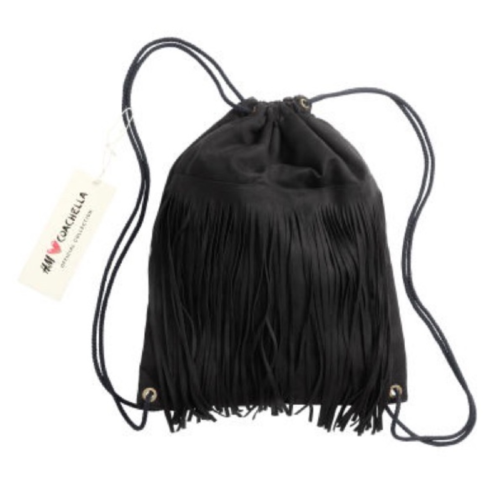 H&M Coachella Fringe Backpack